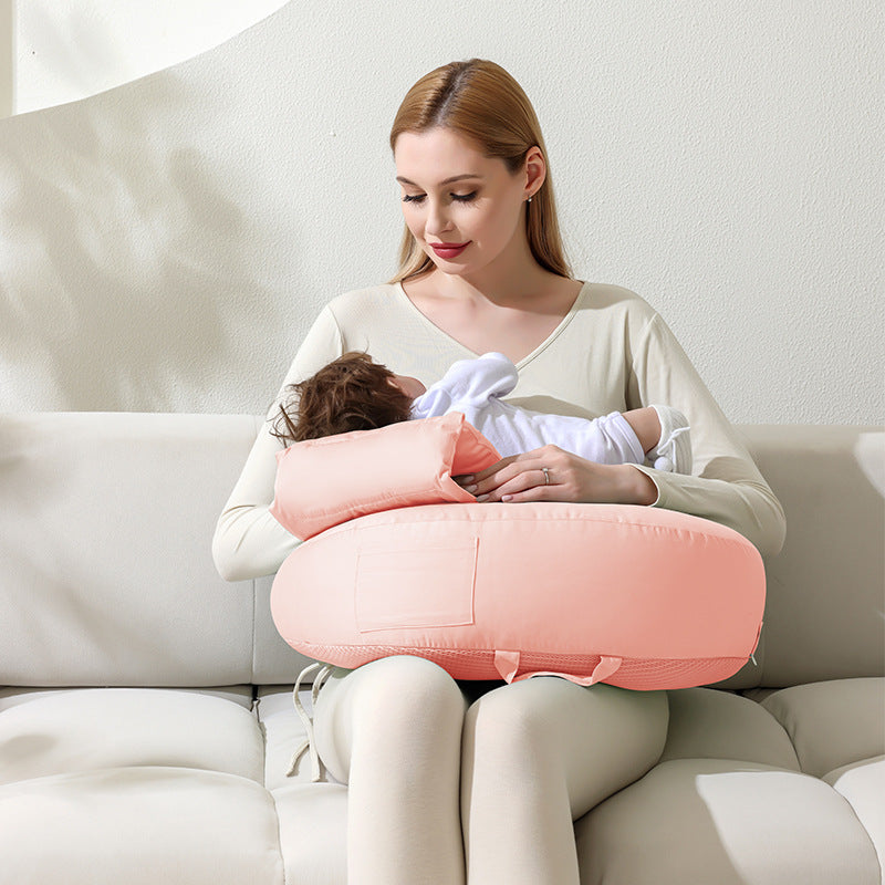 Coussin d'allaitement Cocooni Hug coloris rose