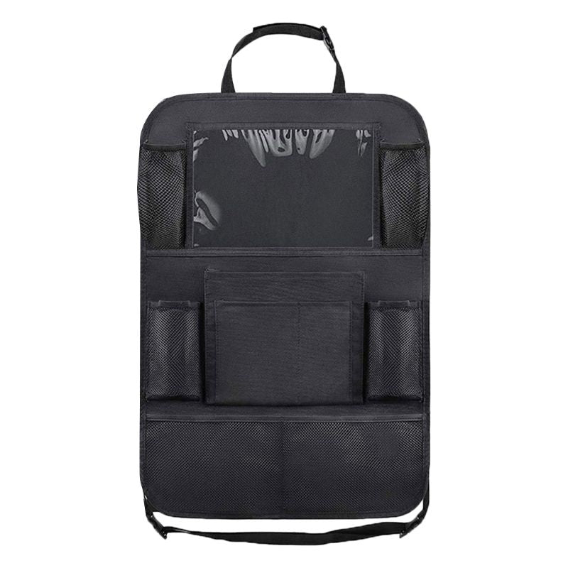 Organisateur de siège auto Cocooni Pocket noir, vue de face
